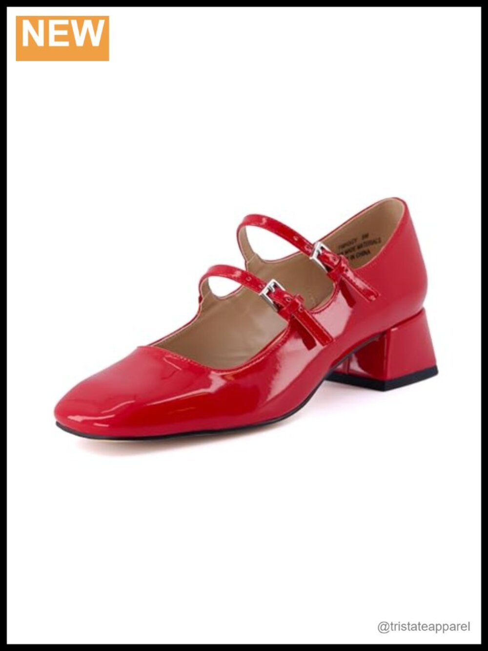 Mary Jane Heels Closed Toe Block Heel Memory Foam Dress Shoes
